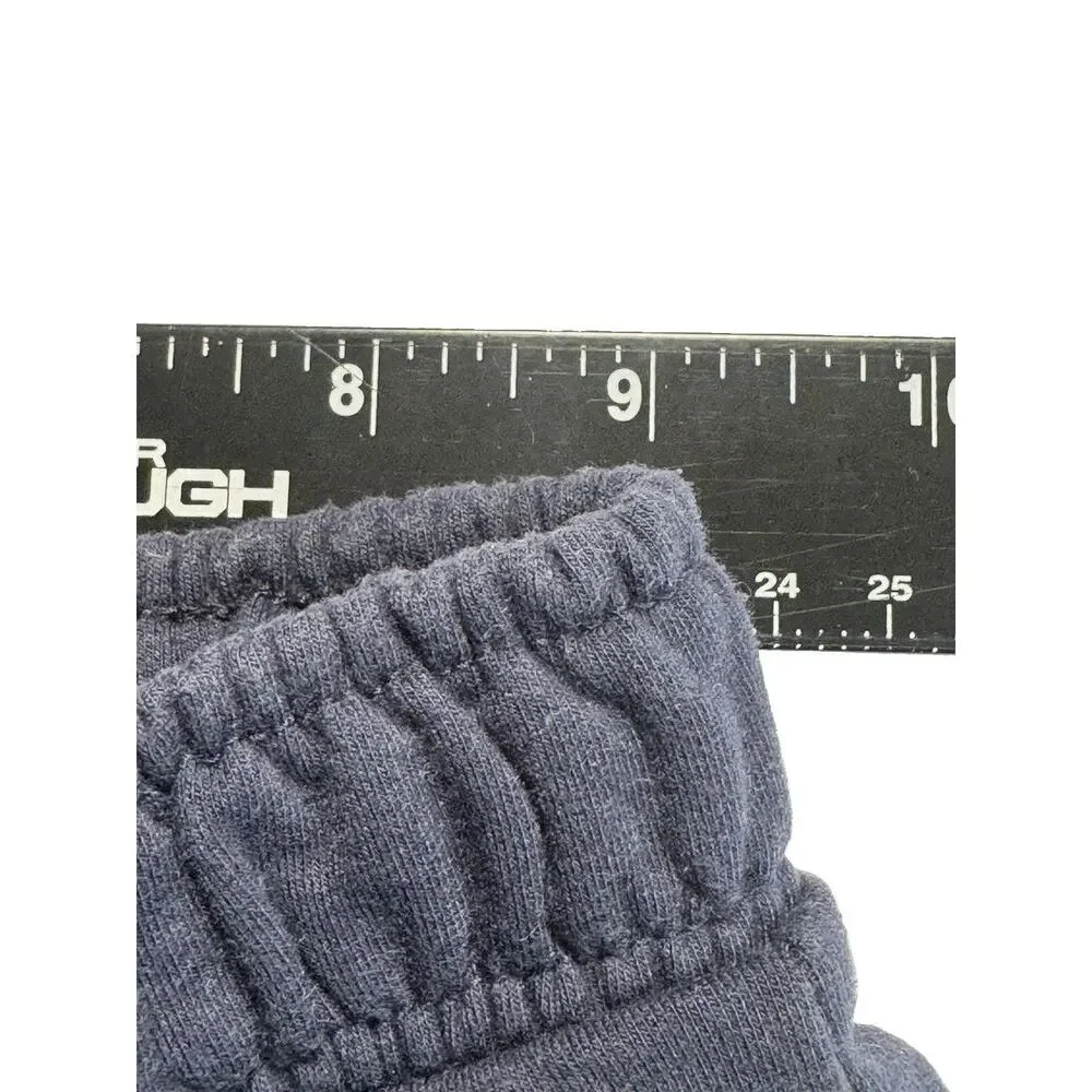 Gymboree Girls Jogger Sweatpants Navy Blue Size 7 Ruffle Pocket Cotton Blend